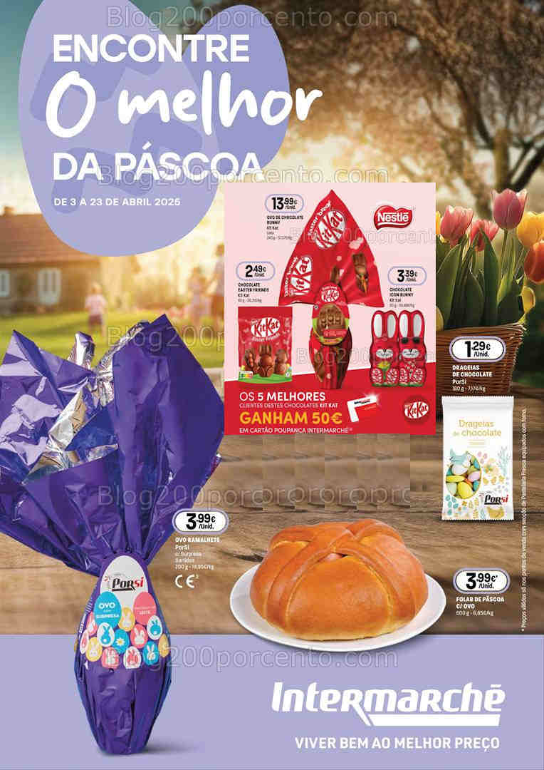Antevisão Folheto INTERMARCHÉ Páscoa Promoções de 3 a 23 abril