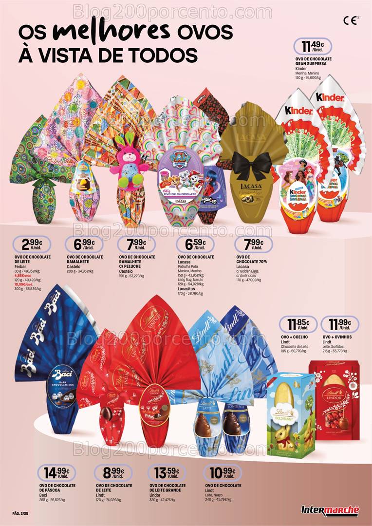 Antevisão Folheto INTERMARCHÉ Páscoa Promoções de 3 a 23 abril