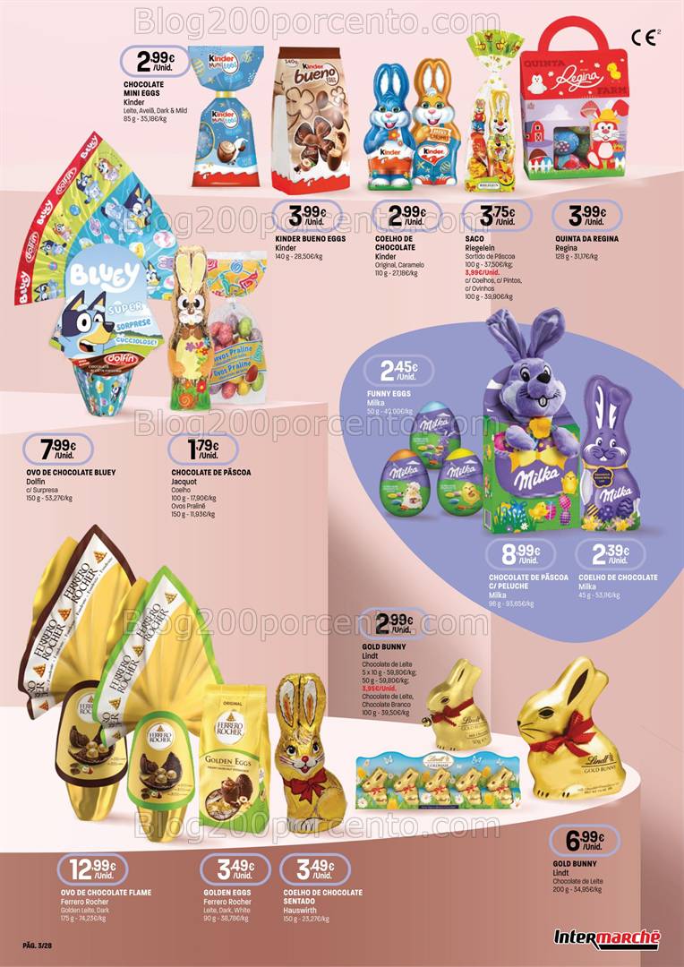 Antevisão Folheto INTERMARCHÉ Páscoa Promoções de 3 a 23 abril