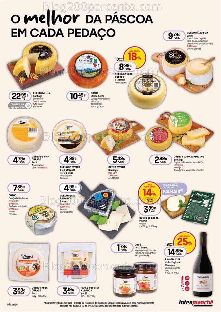 Antevisão Folheto INTERMARCHÉ Páscoa Promoções de 3 a 23 abril