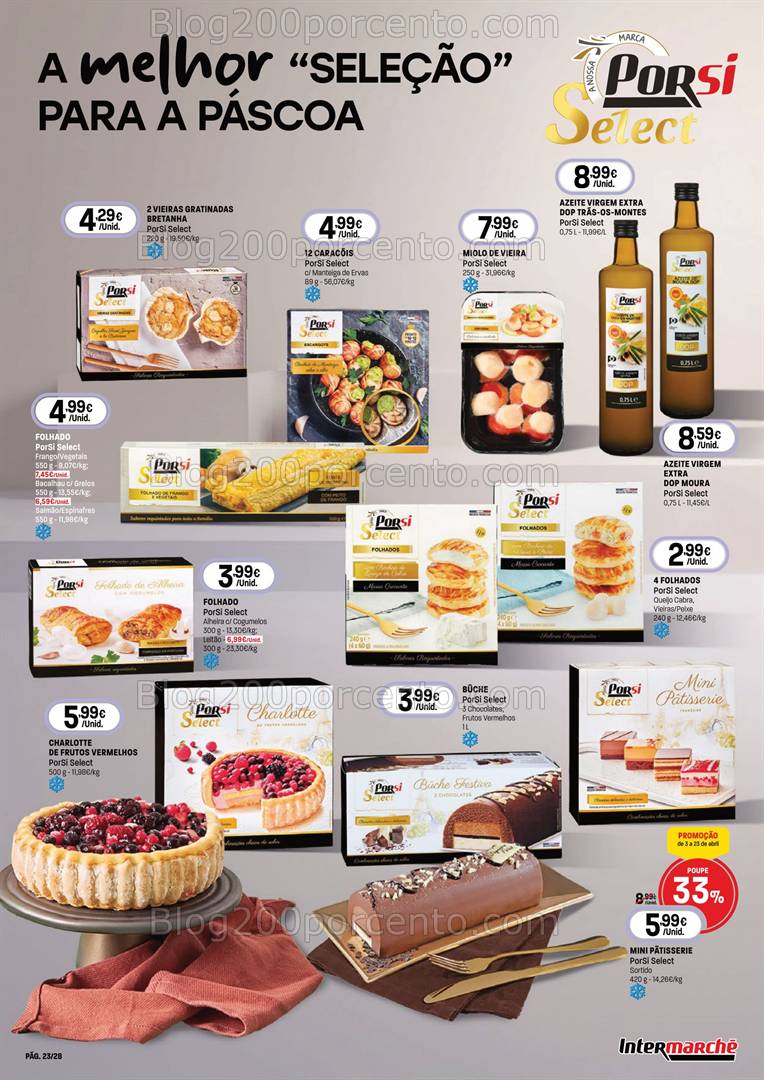 Antevisão Folheto INTERMARCHÉ Páscoa Promoções de 3 a 23 abril