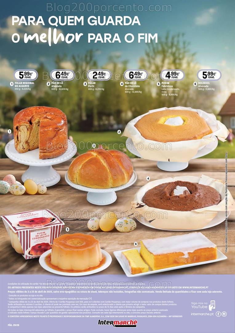 Antevisão Folheto INTERMARCHÉ Páscoa Promoções de 3 a 23 abril