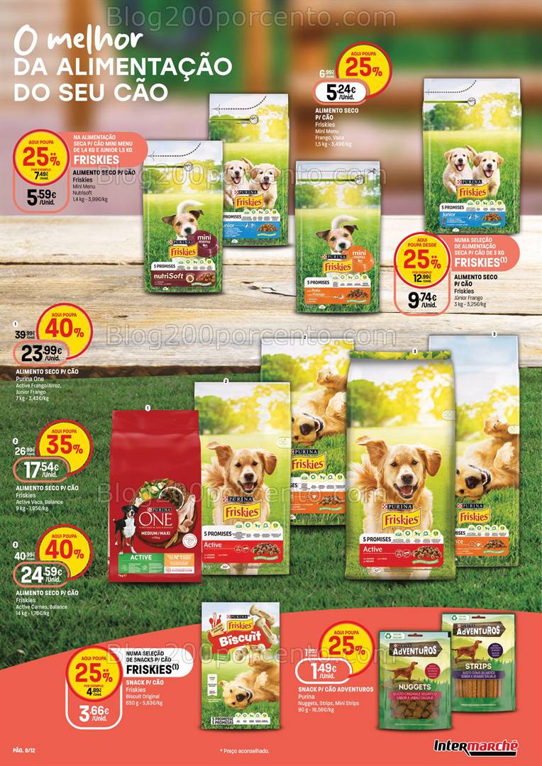 Antevisão Folheto INTERMARCHÉ Especial Pets Promoções de 6 a 19 março