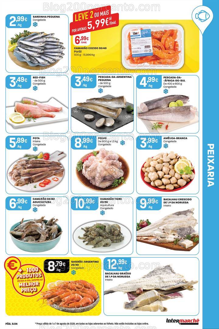 Antevisão Folheto INTERMARCHÉ Super Promoções de 1 a 7 agosto