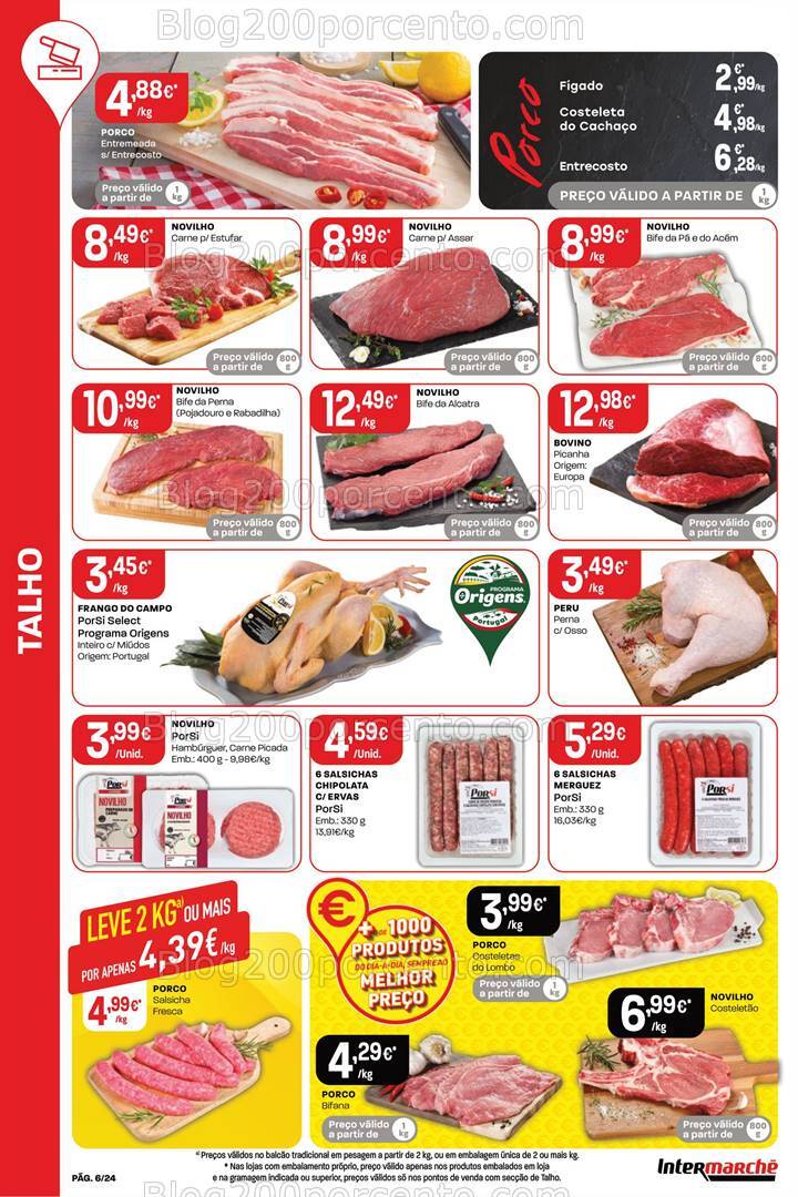 Antevisão Folheto INTERMARCHÉ Super Promoções de 1 a 7 agosto