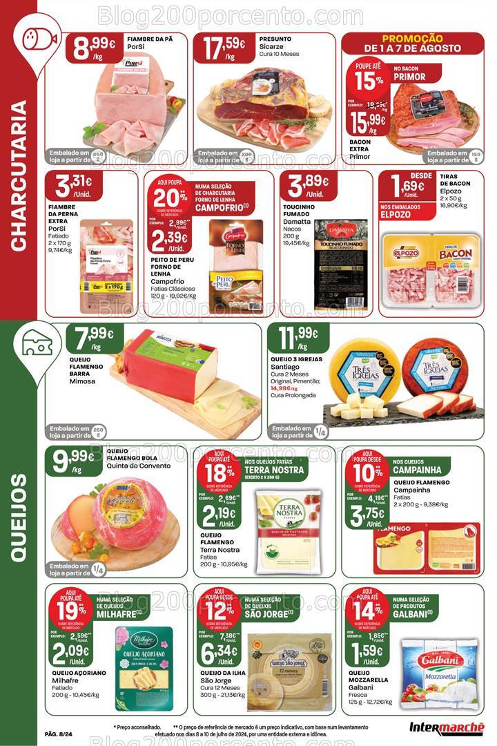 Antevisão Folheto INTERMARCHÉ Super Promoções de 1 a 7 agosto