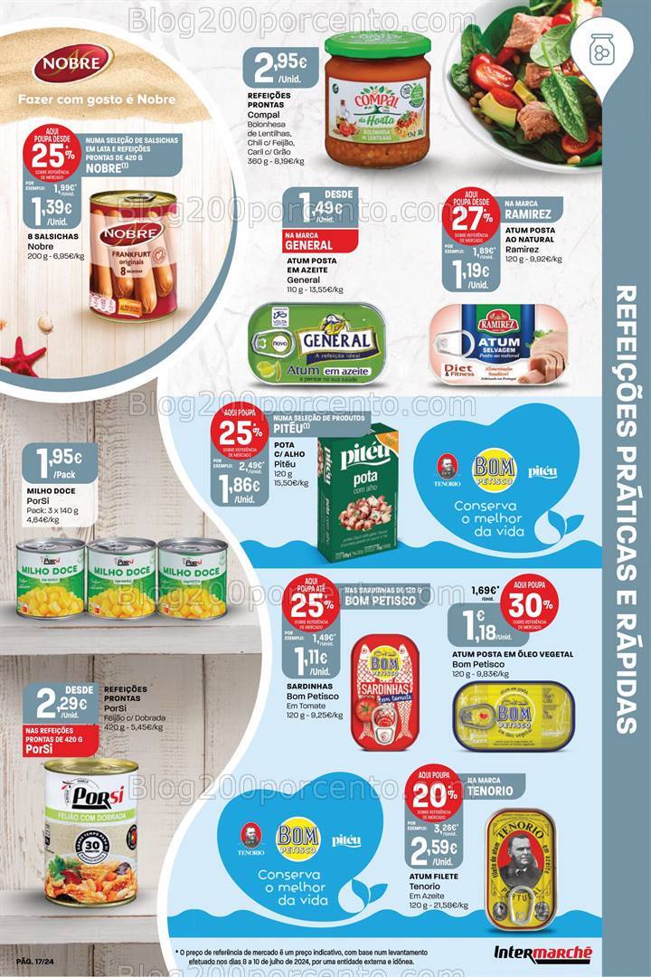 Antevisão Folheto INTERMARCHÉ Super Promoções de 1 a 7 agosto