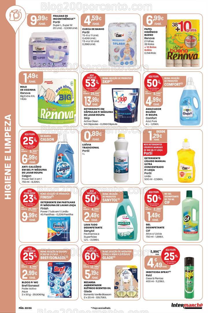 Antevisão Folheto INTERMARCHÉ Super Promoções de 1 a 7 agosto