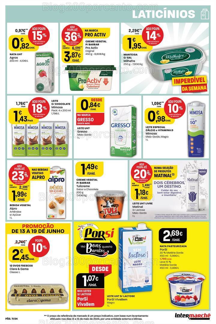 Antevisão Folheto INTERMARCHÉ Promoções de 13 a 19 junho
