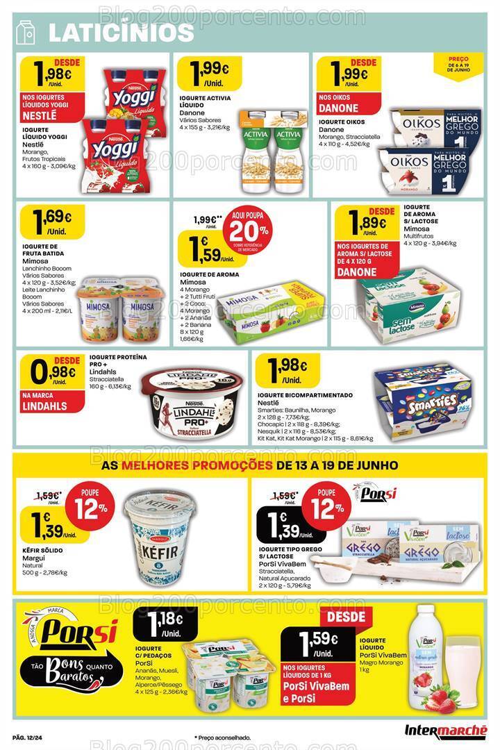 Antevisão Folheto INTERMARCHÉ Promoções de 13 a 19 junho