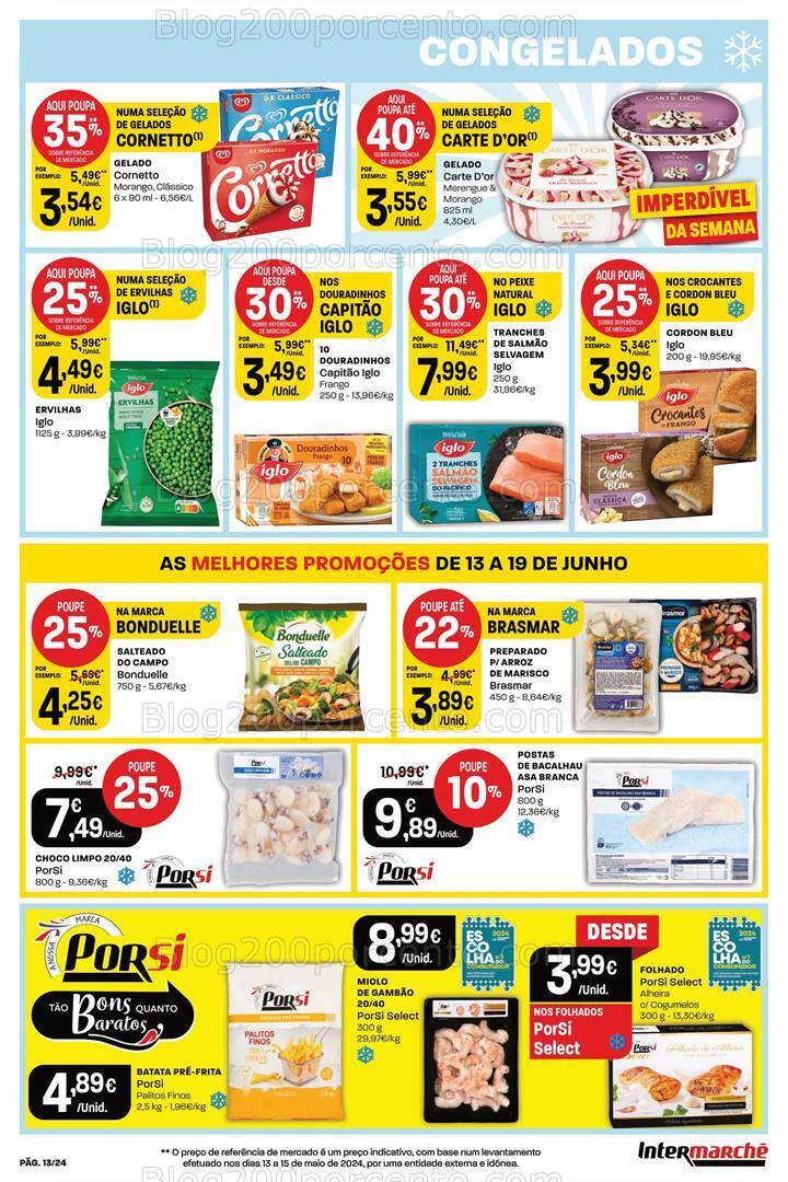 Antevisão Folheto INTERMARCHÉ Promoções de 13 a 19 junho