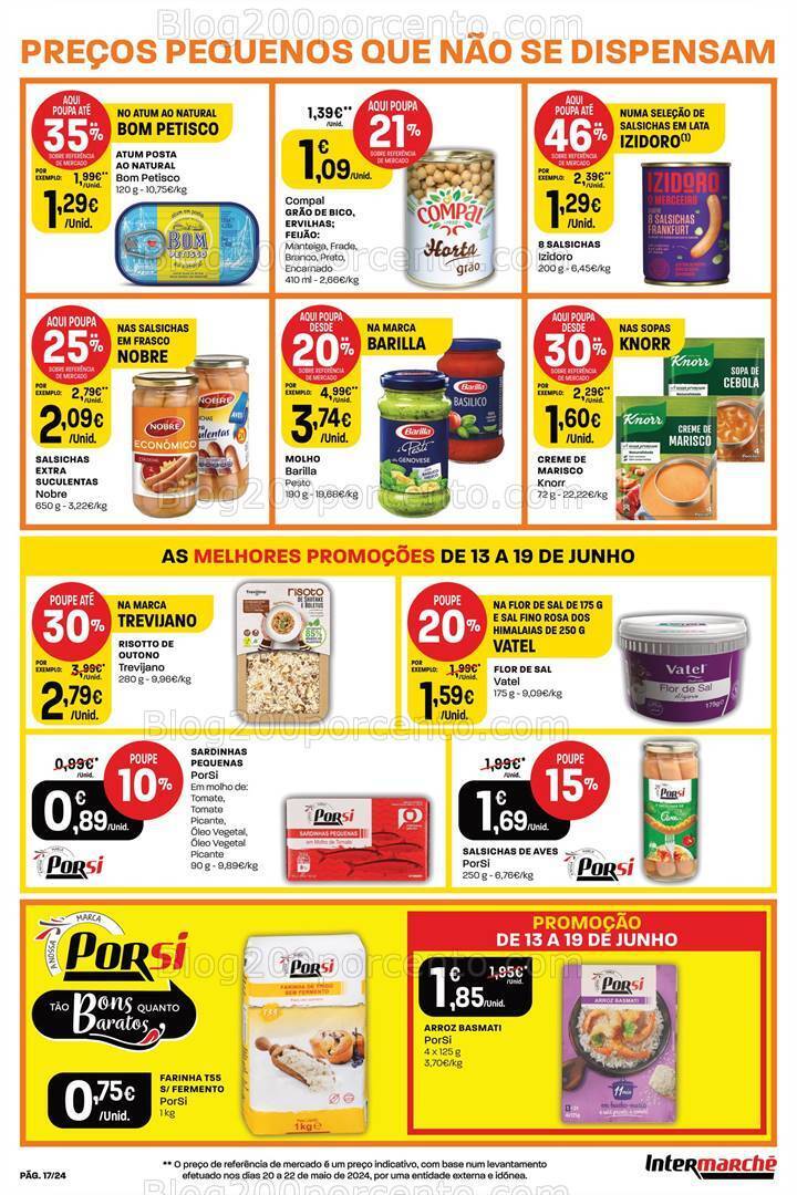 Antevisão Folheto INTERMARCHÉ Promoções de 13 a 19 junho