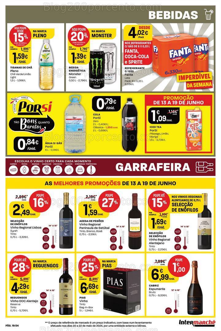 Antevisão Folheto INTERMARCHÉ Promoções de 13 a 19 junho