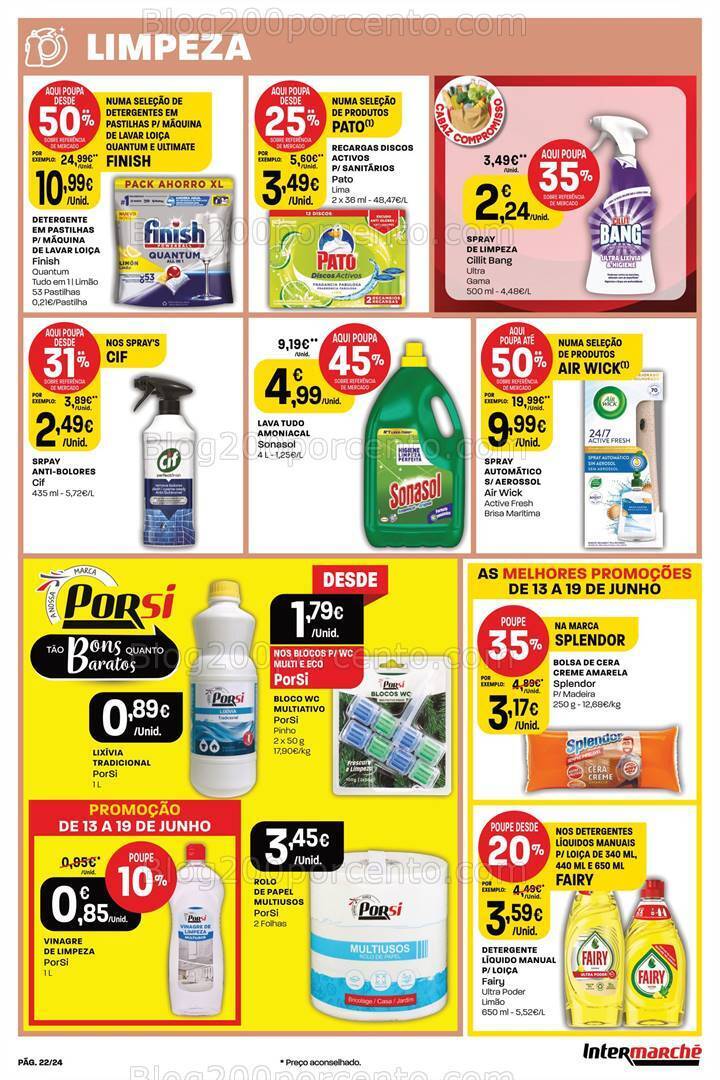 Antevisão Folheto INTERMARCHÉ Promoções de 13 a 19 junho