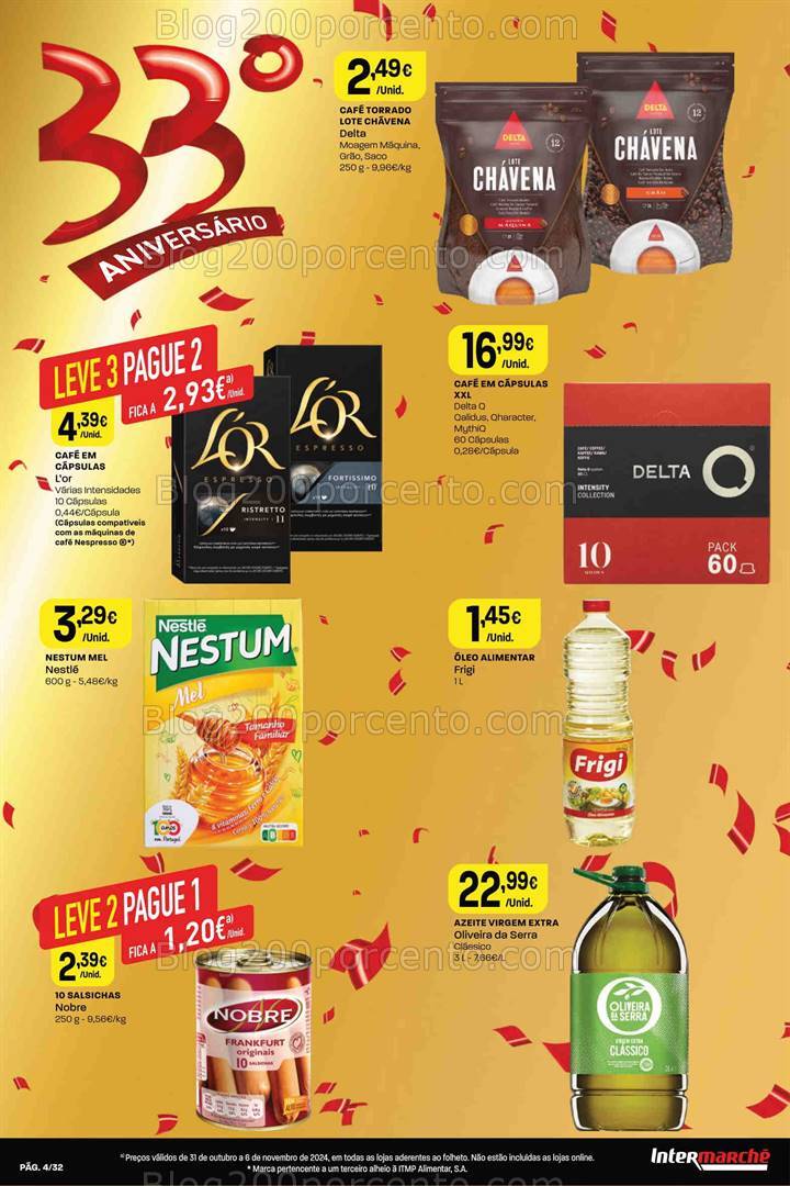 Antevisão Folheto INTERMARCHÉ Super Promoções de 31 outubro a 6 novembro
