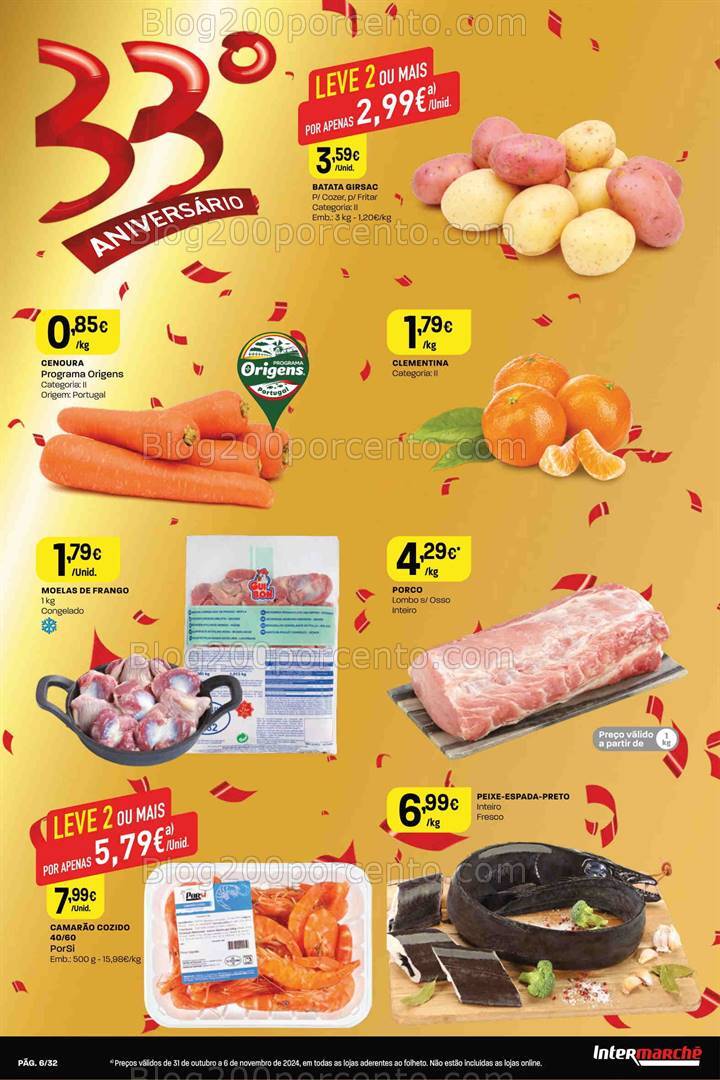 Antevisão Folheto INTERMARCHÉ Super Promoções de 31 outubro a 6 novembro