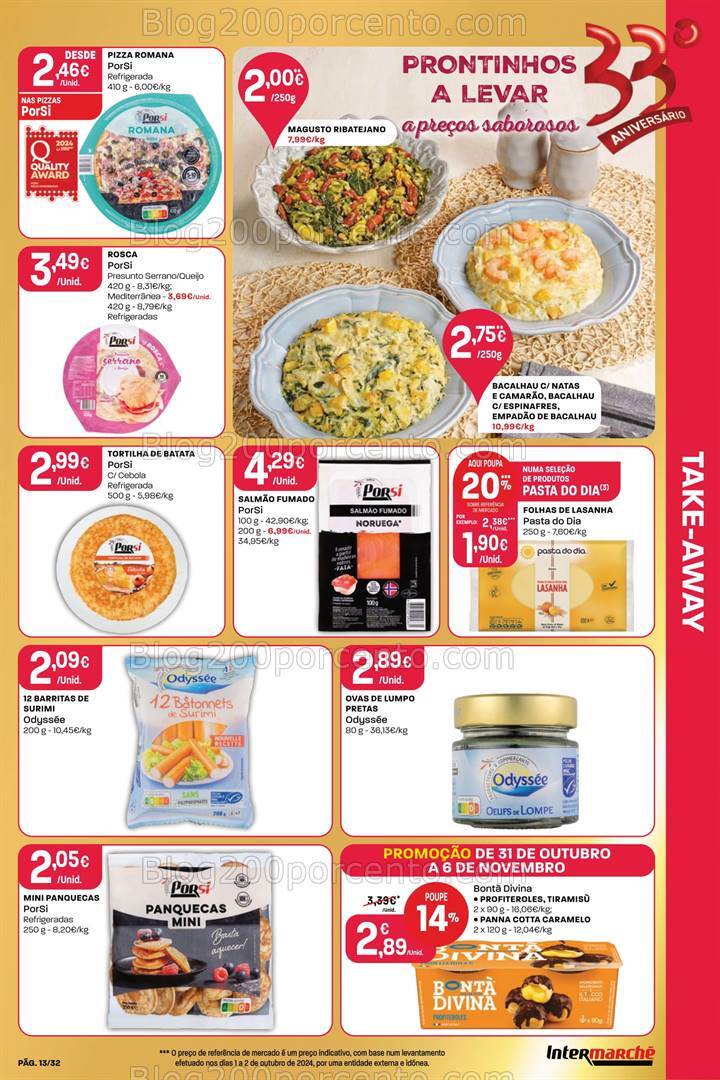 Antevisão Folheto INTERMARCHÉ Super Promoções de 31 outubro a 6 novembro