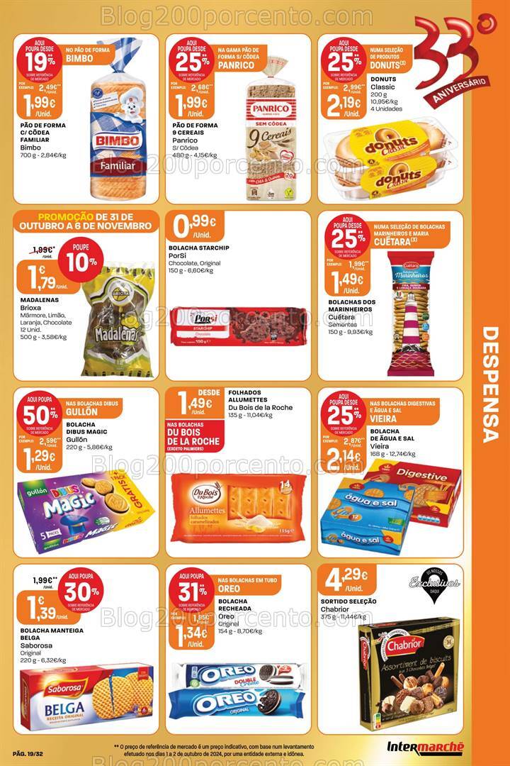 Antevisão Folheto INTERMARCHÉ Super Promoções de 31 outubro a 6 novembro