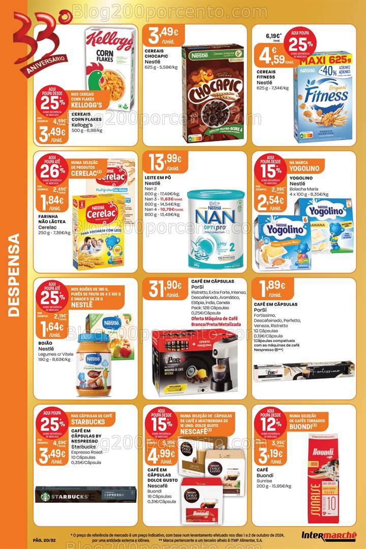 Antevisão Folheto INTERMARCHÉ Super Promoções de 31 outubro a 6 novembro