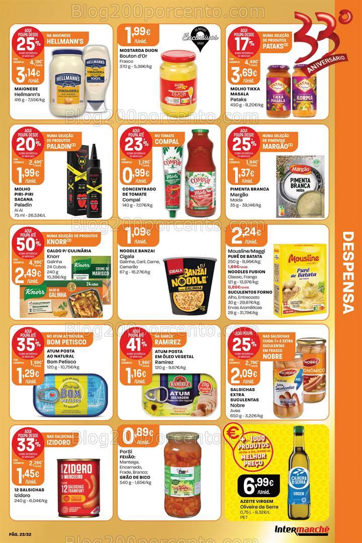 Antevisão Folheto INTERMARCHÉ Super Promoções de 31 outubro a 6 novembro