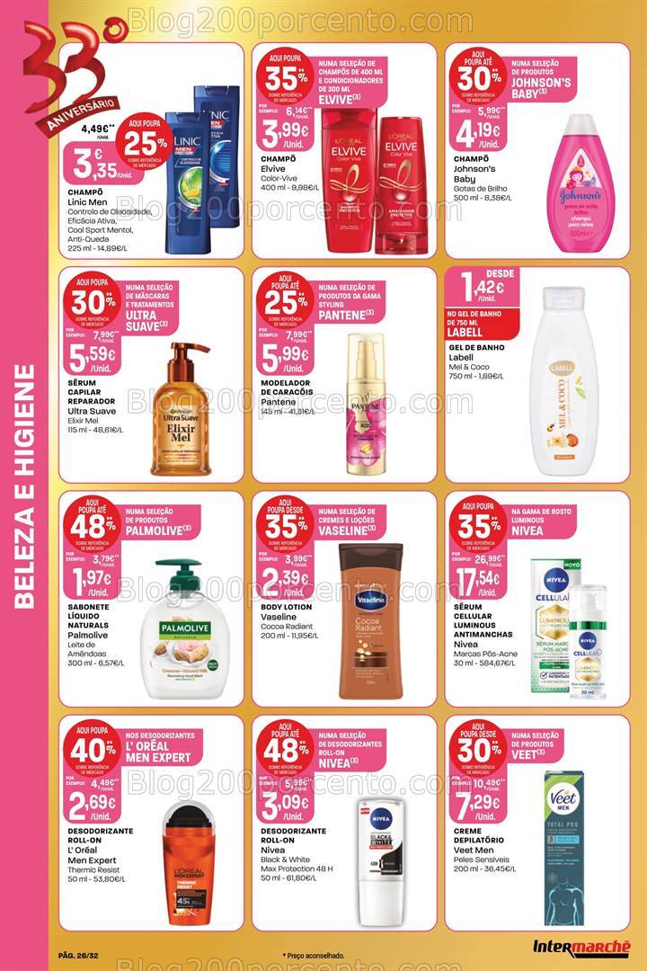 Antevisão Folheto INTERMARCHÉ Super Promoções de 31 outubro a 6 novembro