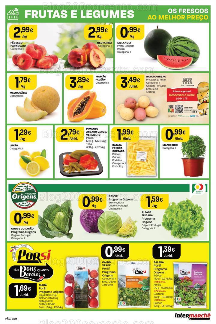 Antevisão Folheto INTERMARCHÉ Promoções de 6 a 12 junho