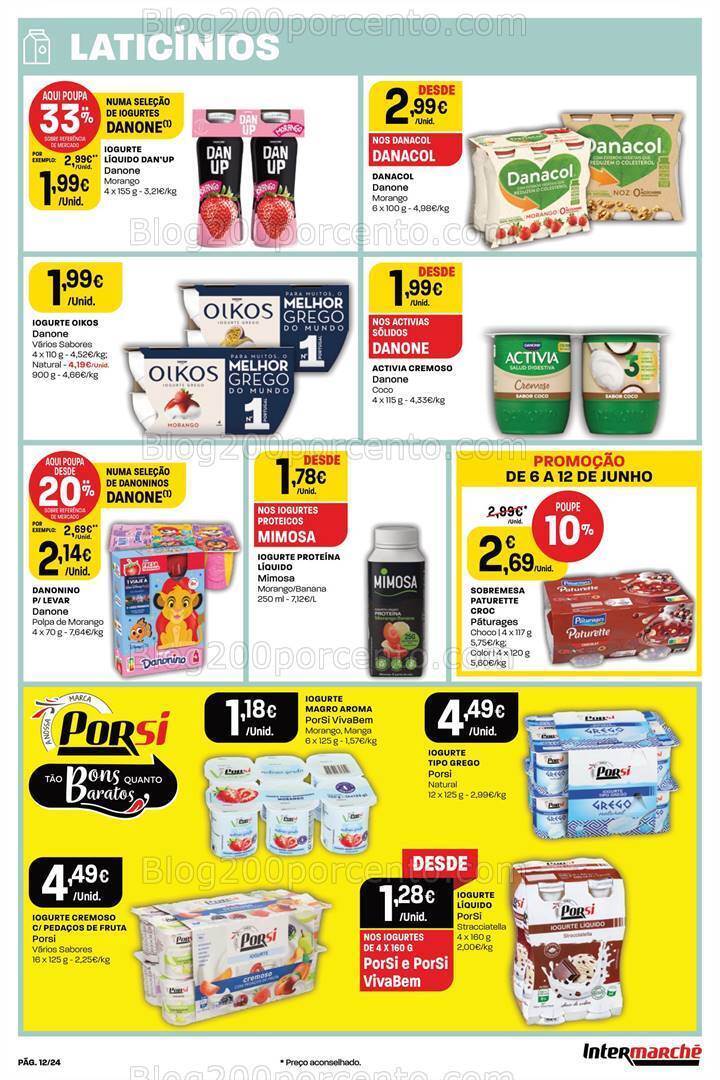Antevisão Folheto INTERMARCHÉ Promoções de 6 a 12 junho
