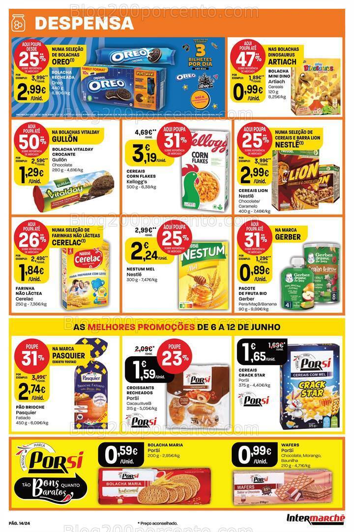 Antevisão Folheto INTERMARCHÉ Promoções de 6 a 12 junho