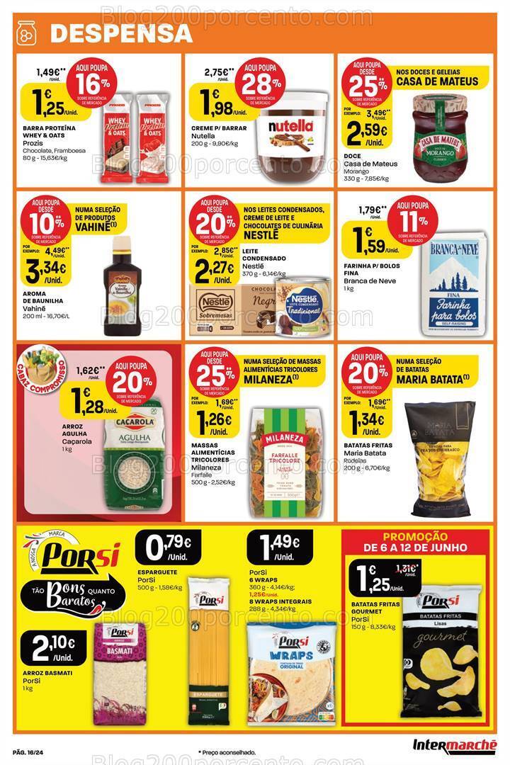 Antevisão Folheto INTERMARCHÉ Promoções de 6 a 12 junho