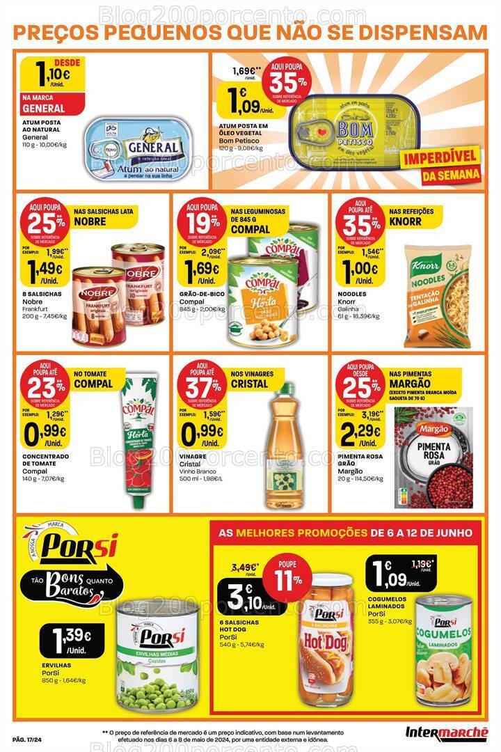 Antevisão Folheto INTERMARCHÉ Promoções de 6 a 12 junho