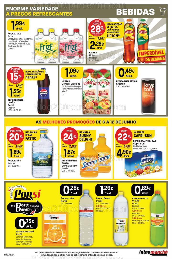 Antevisão Folheto INTERMARCHÉ Promoções de 6 a 12 junho