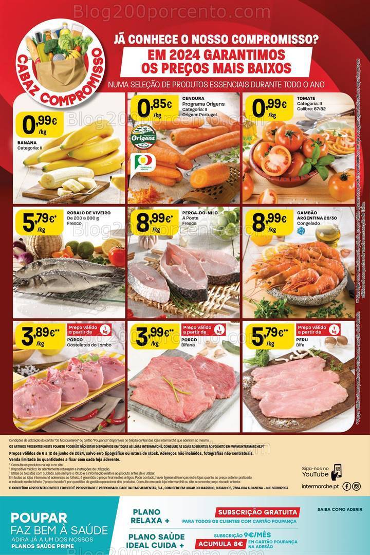 Antevisão Folheto INTERMARCHÉ Promoções de 6 a 12 junho