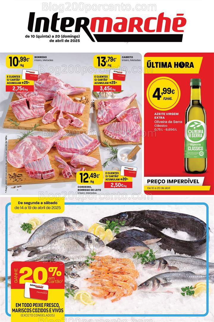 Antevisão Folheto INTERMARCHÉ Contact Promoções de 10 a 20 abril
