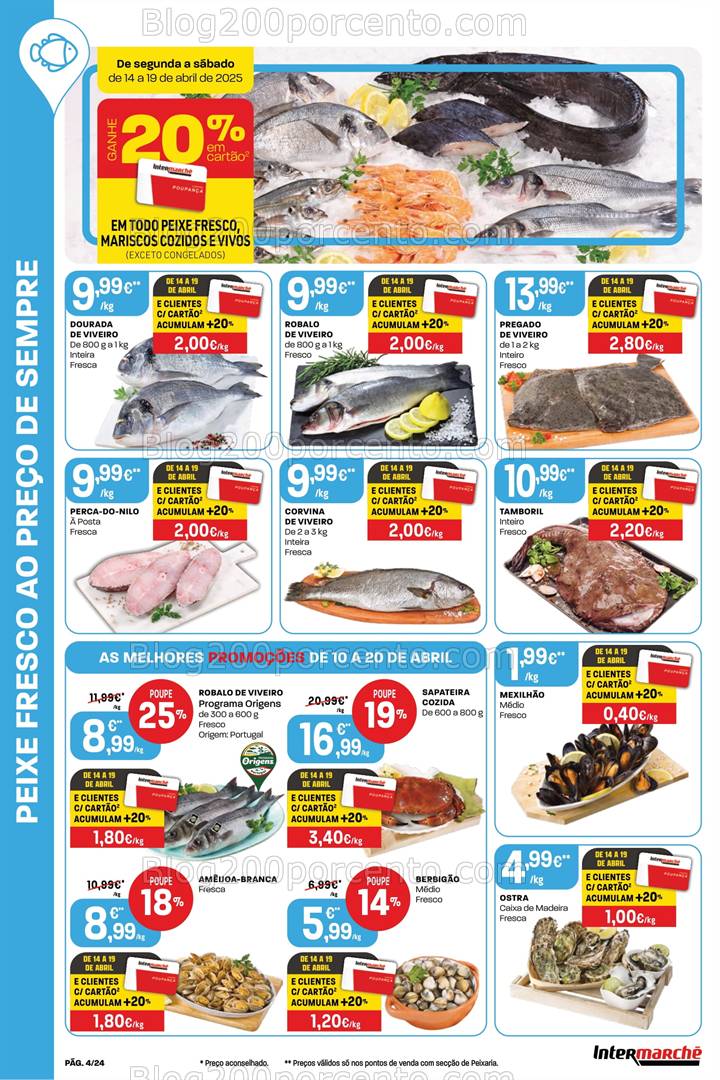 Antevisão Folheto INTERMARCHÉ Contact Promoções de 10 a 20 abril