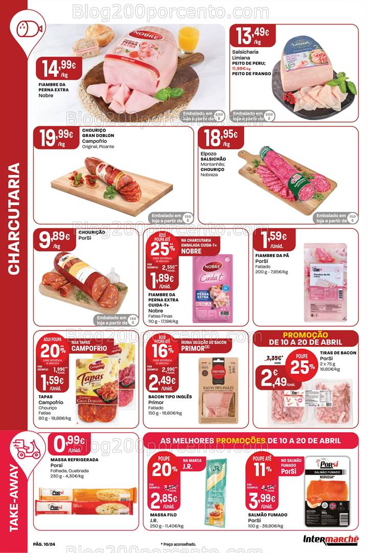 Antevisão Folheto INTERMARCHÉ Contact Promoções de 10 a 20 abril