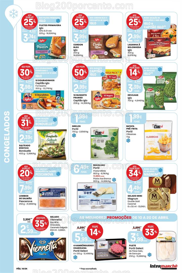 Antevisão Folheto INTERMARCHÉ Contact Promoções de 10 a 20 abril