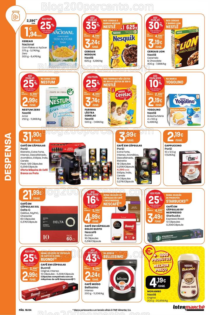 Antevisão Folheto INTERMARCHÉ Contact Promoções de 10 a 20 abril