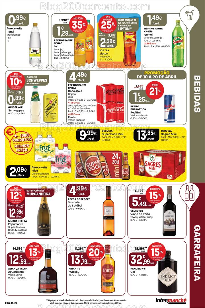 Antevisão Folheto INTERMARCHÉ Contact Promoções de 10 a 20 abril