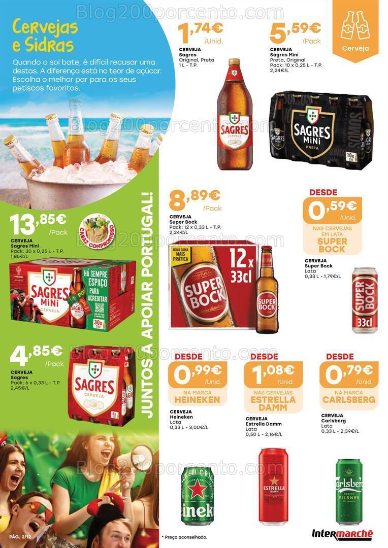 Antevisão Folheto INTERMARCHÉ Festas de Verão Promoções de 6 a 19 junho