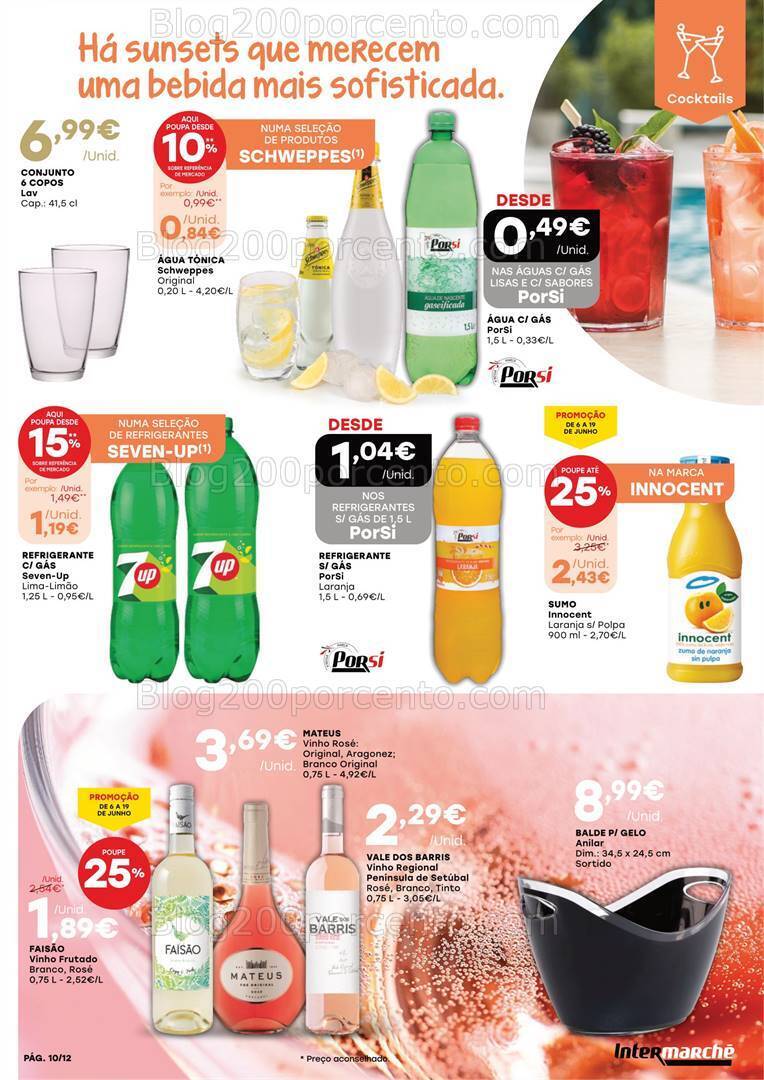 Antevisão Folheto INTERMARCHÉ Festas de Verão Promoções de 6 a 19 junho