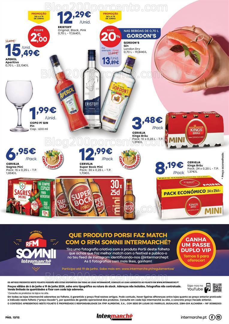 Antevisão Folheto INTERMARCHÉ Festas de Verão Promoções de 6 a 19 junho