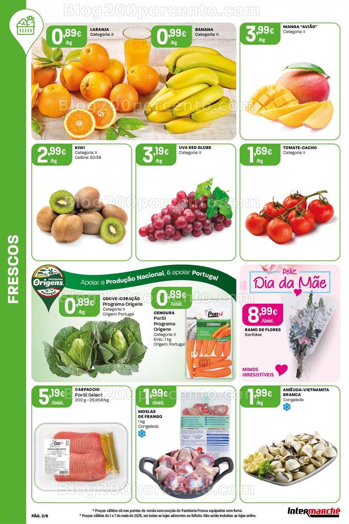Antevisão Folheto INTERMARCHÉ Promoções de 1 maio a 7 maio