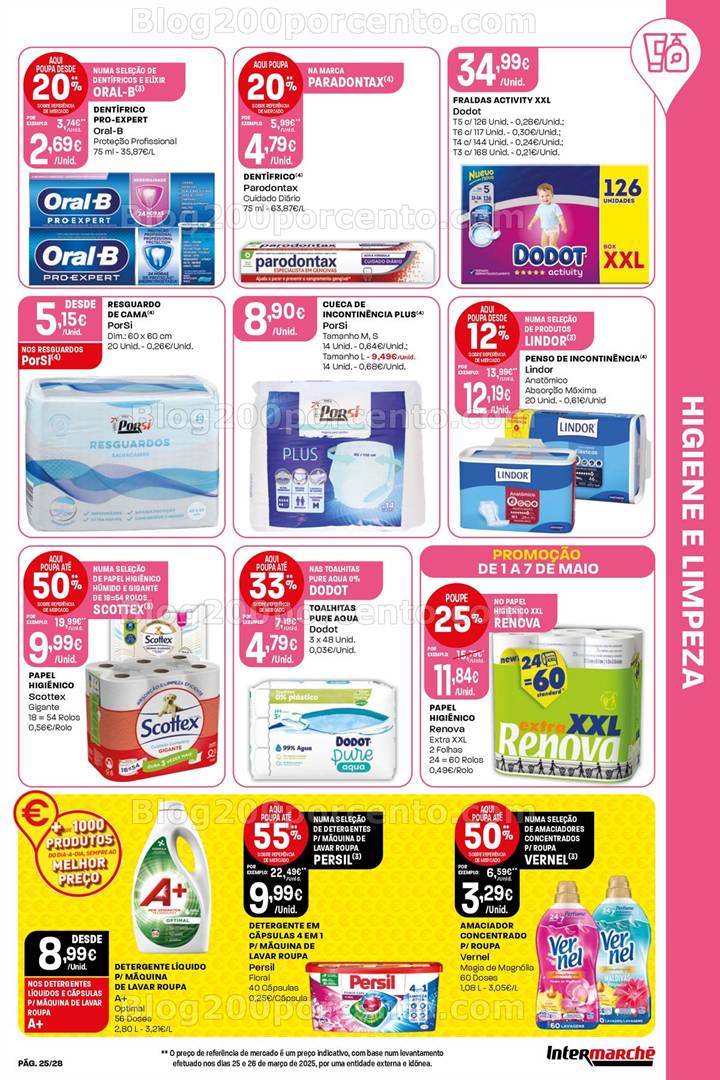 Antevisão Folheto INTERMARCHÉ Super Promoções de 1 maio a 7 maio