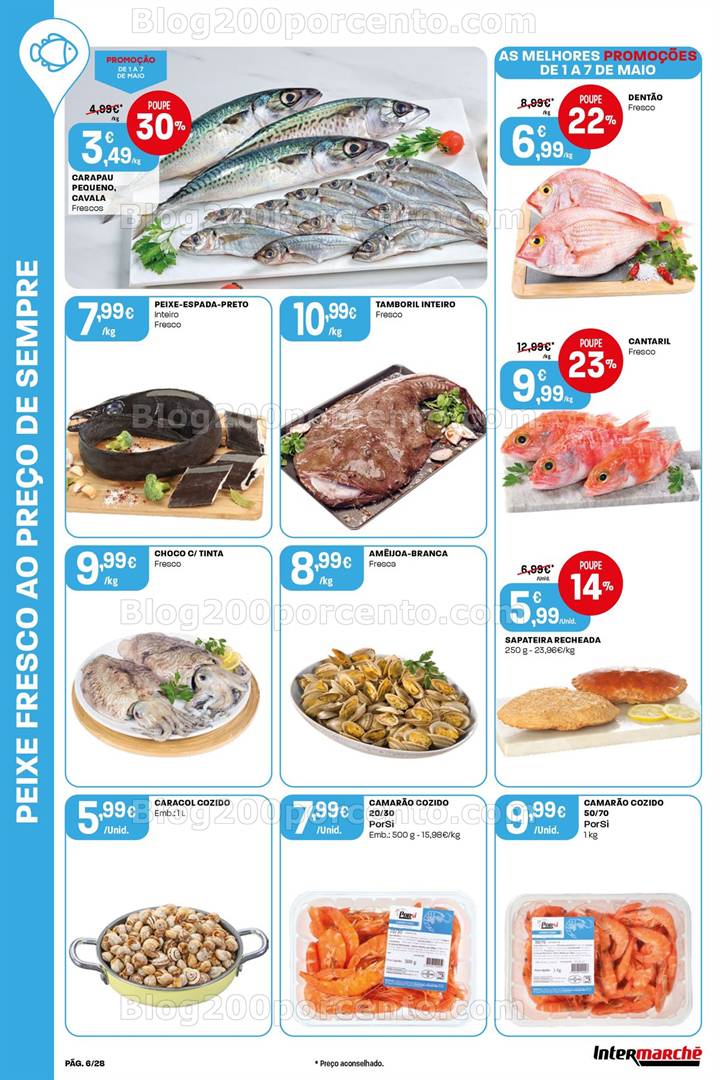 Antevisão Folheto INTERMARCHÉ Super Promoções de 1 maio a 7 maio