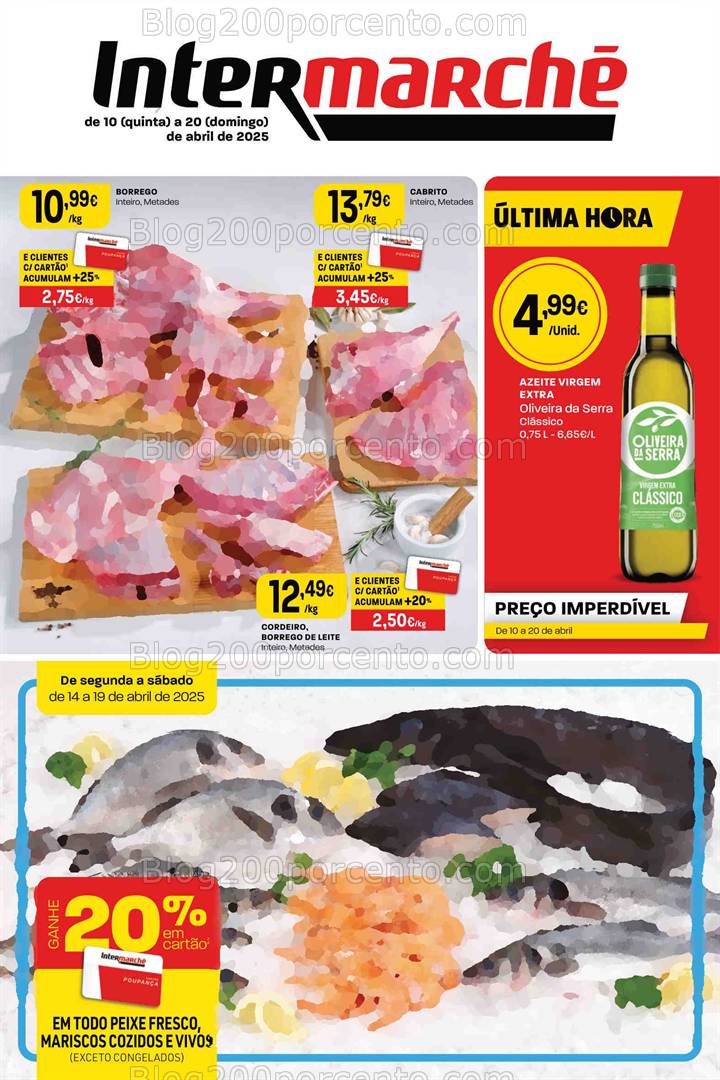 Antevisão Folheto INTERMARCHÉ Super Promoções de 10 a 20 abril