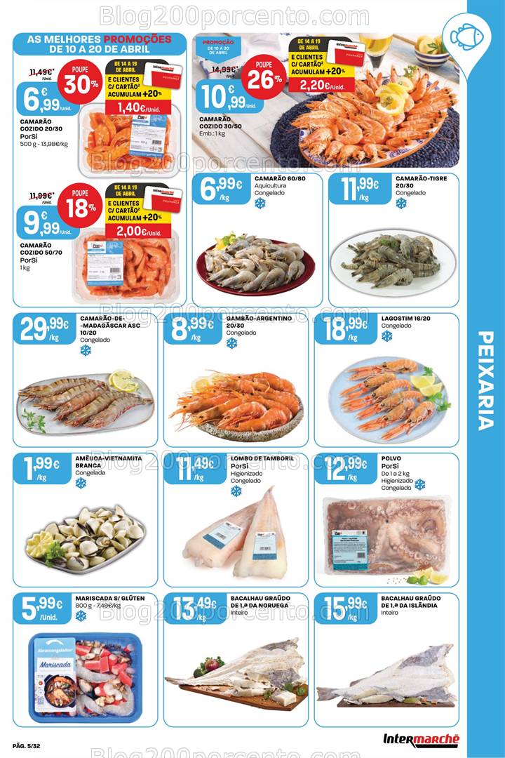 Antevisão Folheto INTERMARCHÉ Super Promoções de 10 a 20 abril