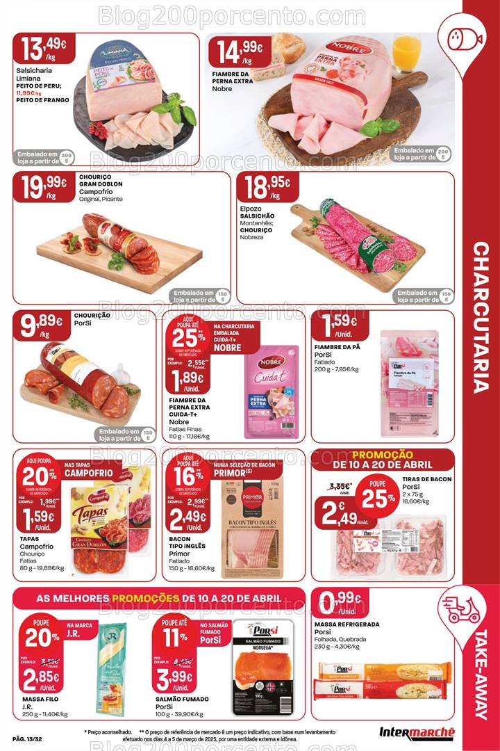 Antevisão Folheto INTERMARCHÉ Super Promoções de 10 a 20 abril