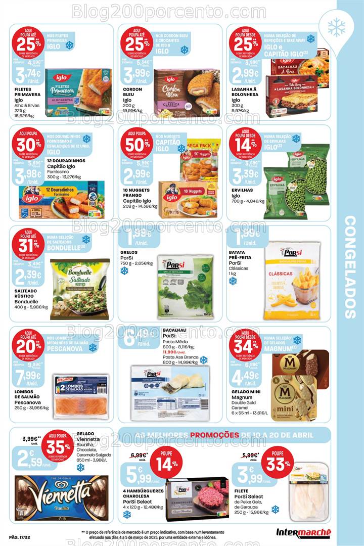 Antevisão Folheto INTERMARCHÉ Super Promoções de 10 a 20 abril