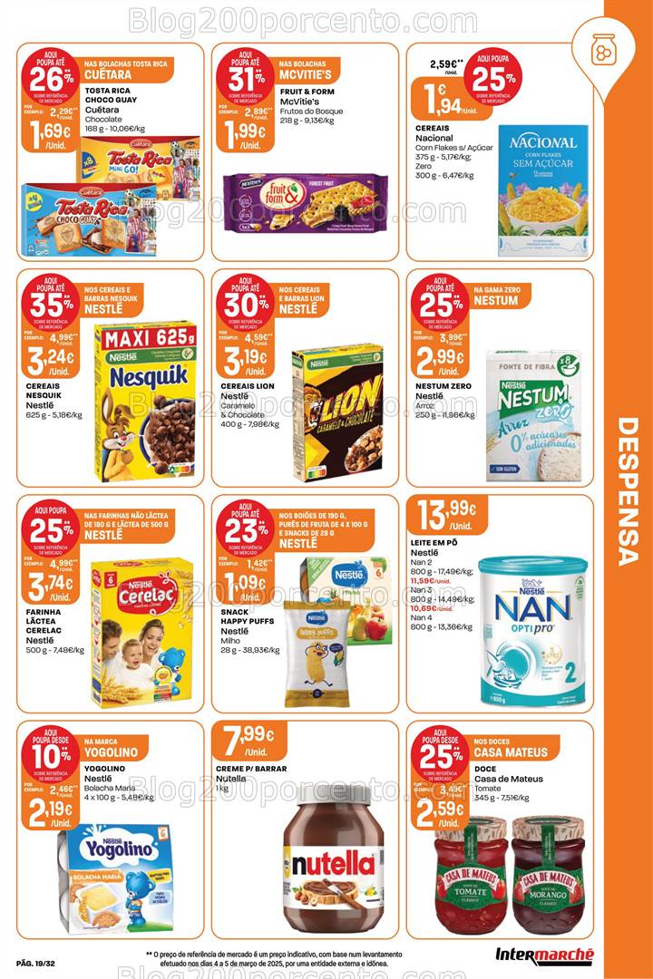 Antevisão Folheto INTERMARCHÉ Super Promoções de 10 a 20 abril