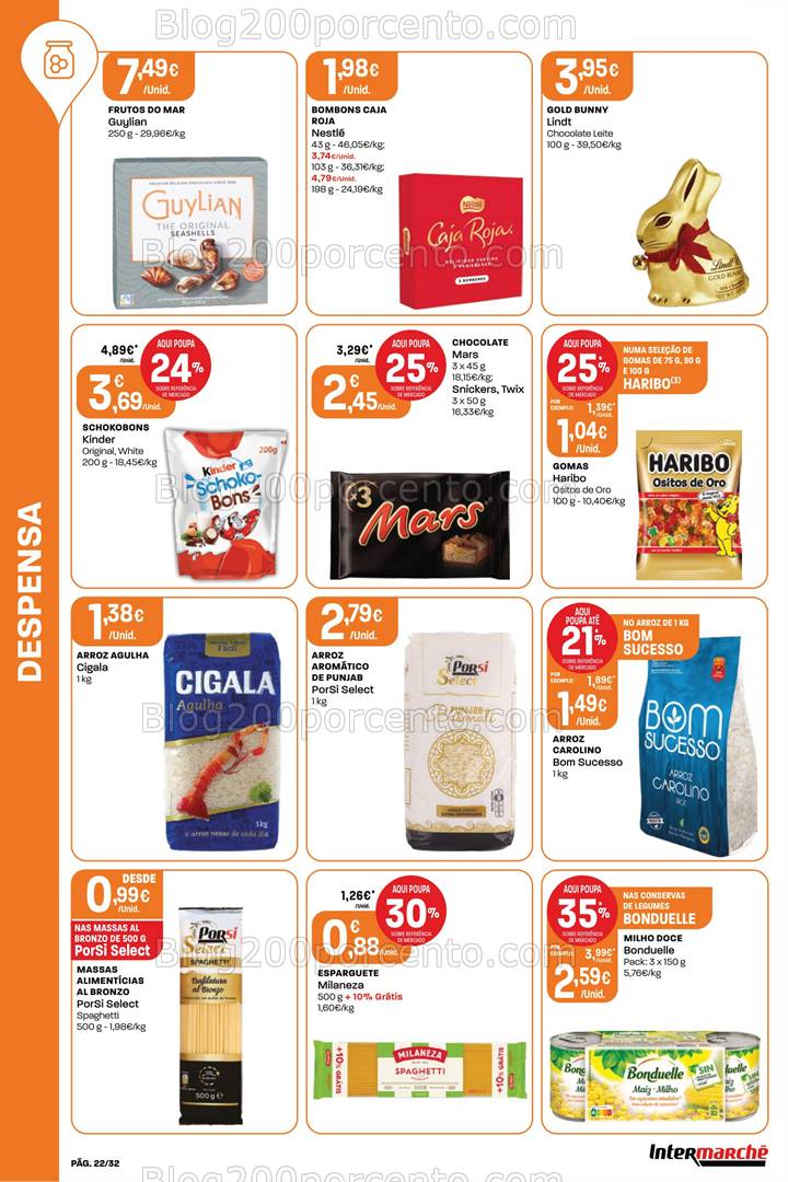 Antevisão Folheto INTERMARCHÉ Super Promoções de 10 a 20 abril